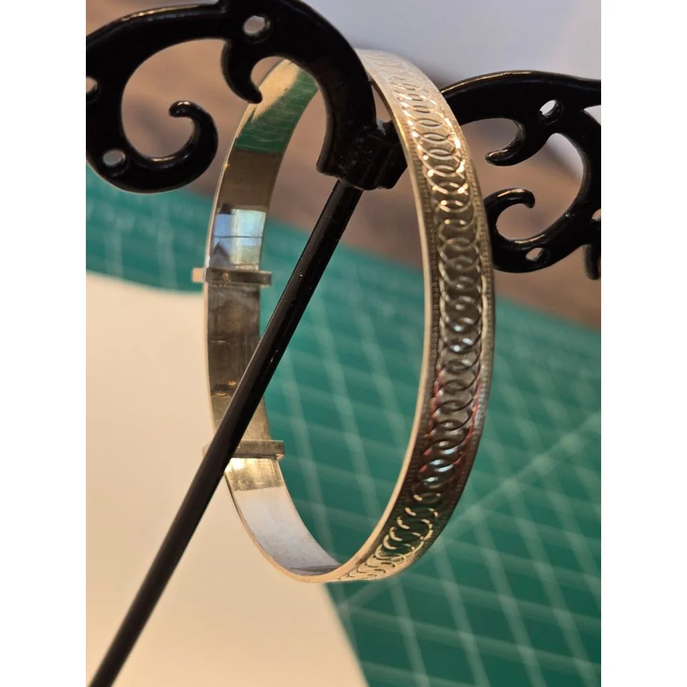 Vintage sterling baby bangle